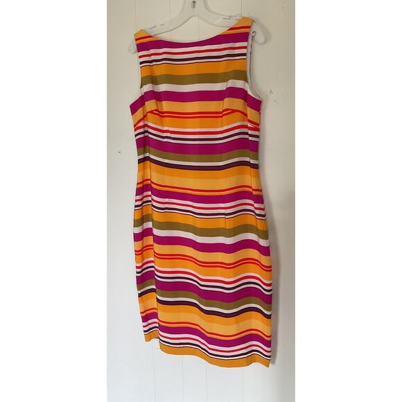 Maggy London SILK Sleeveless Dress Size 12 - Picture 3 of 9